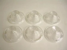 1962 62 Chevy Impala Clear Tail Light Lens Set of 6