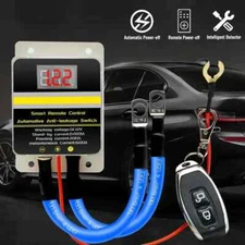 Car Battery Cutoff Switch Wireless Remote Control Disconnect Battery Relay With