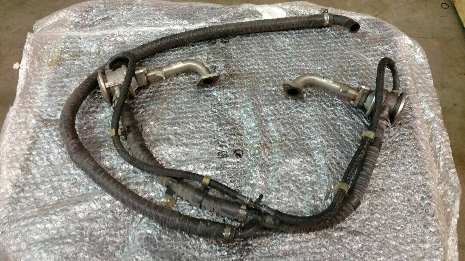 LAMBORGHINI MURCIELAGO LP640 SECOND AIR VALVE PIPE TUBE ASSEMBLY OEM 07M131583A