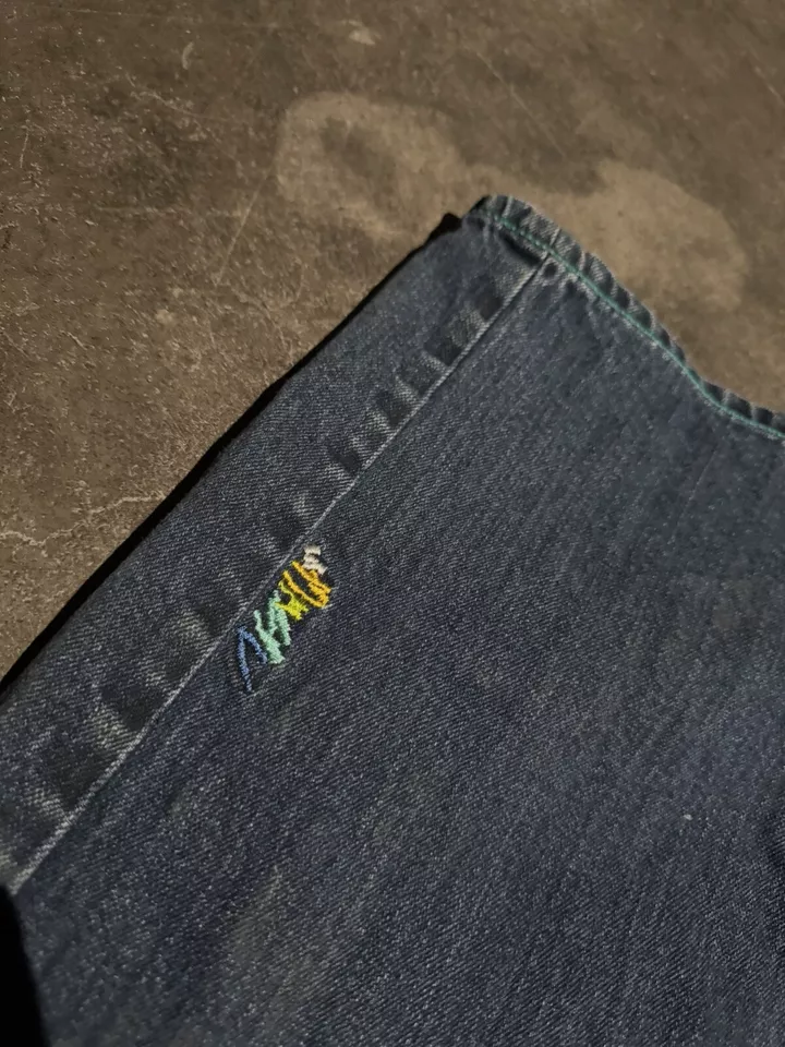 Vintage Y2K Coogi Dark Wash Streetwear Baggy 38X34 - Image 4 of 4