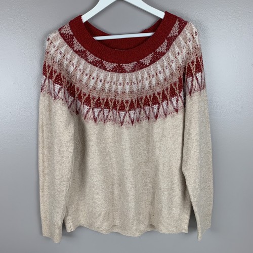 Maurices Womens Large Nordic Sweater 