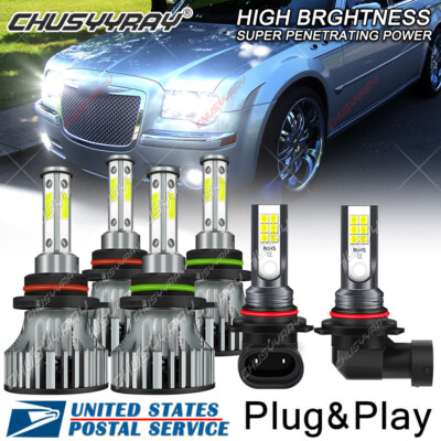 Kit Lâmpada Super Branca Chrysler 300C Farol E Milha - MozBR Peças E - Foto 6