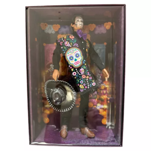 New Mattel Holiday 2021 Barbie Signature Ken Doll 'Dia De Los Muertos ' [GXL26]