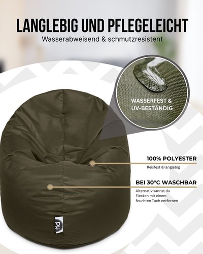 Patchhome 2 Varianten in 1 Sitzsack Sitzkissen Beanbag Gamer Kissen Tobekissen - Bild 126 von 199