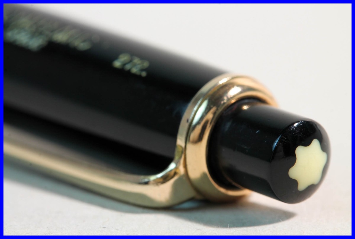 1955 made Montblanc 272 PIX Push Pencil Black & Gold 1.18 mm