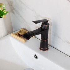 US ORB Bathroom Basin Faucet Single Handle Held Mixer Deck Mount Brass Sink Tap