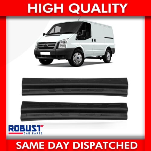 DOOR ENTRY GUARD SILL PROTECTOR KICK PLATE COVERS FOR FORD TRANSIT (2006-2013) - Afbeelding 1 van 13