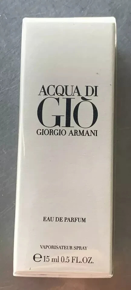 Acqua Di Gio Giorgio Armani For Men EDP 0.5 Fl Oz 15Ml. Travel