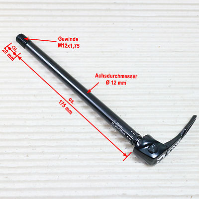 Rockshox Sram Maxle Ultimate MTB hinten 12/142 mm Achslänge 195 Gewinde M12x1.75