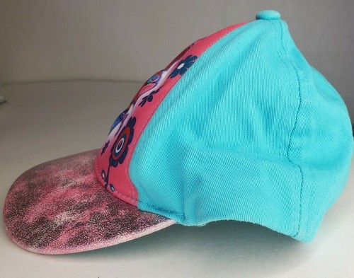DreamWorks Poppy Trolls Girl's Hat Baseball Cap Pink & Blue Adjustable NEW! - Picture 7 of 8