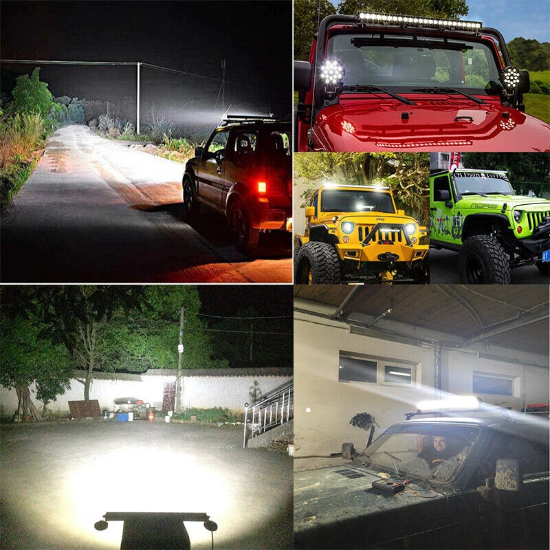 Barra de luz LED de 32" de una fila para parachoques delantero apto para GMC Canyon Chevy Colorado 2015-2022 Foto 4 de 4