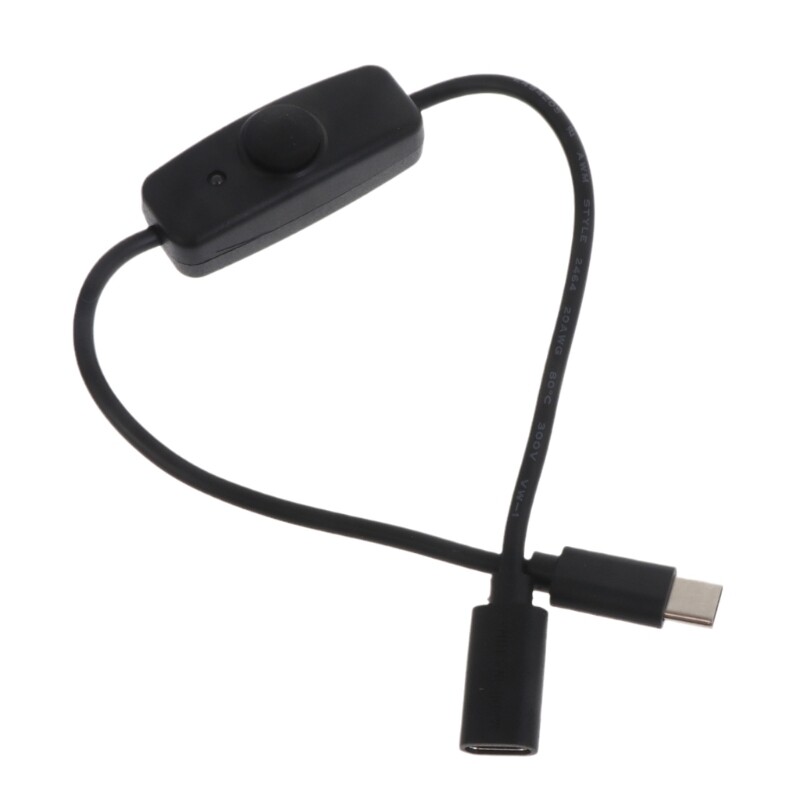 USB C Power On/Off Switch Cable forRaspberry Pi4B Power Supply Cord ...