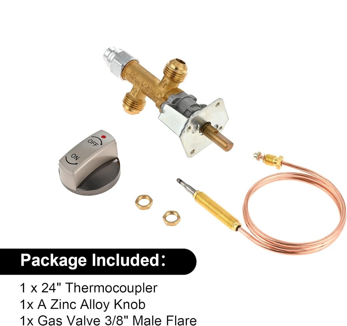 Safety Valve Thermocouple Propane Heater 50,000 BTU Low Pressure