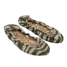   NEW Sam Edelman Felicia Ballerina Flats, Green 6.5US/36.5EU MSRP 120 SHIPS NOW