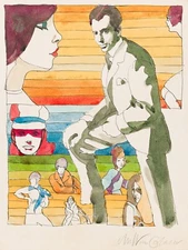 MILTON GLASER : A Telegram from Mr. Smooth : Archival Art Print