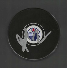 Andrej Sekera Signed Edmonton Oilers Puck Dallas Stars