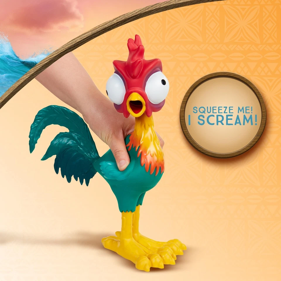 Figura de juguete Disney Moana Squeeze and Scream HeiHei Foto 4 de 4