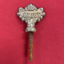 Antique Victorian &ldquo;At Rest&rdquo; Coffin Thumbscrew Casket Screw