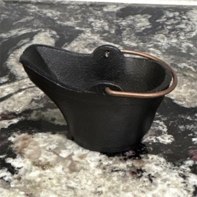 John Wright cast iron coal bucket 