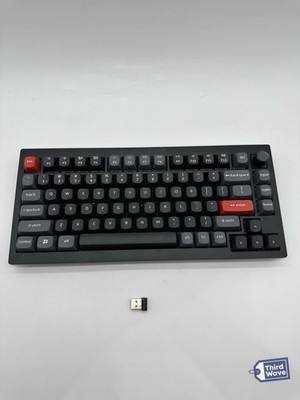Keychron V1 Ultra 8K Wireless Mechanical Keyboard Red Linear RGB Black