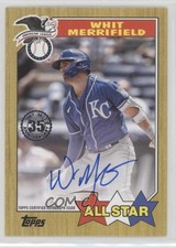 2022 Series 2 1987 Topps All-Star Baseball Whit Merrifield #87ASA-WM Auto 0a6
