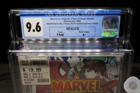 CGC 9.6 A+ - Marvel vs. Capcom: Clash of Super Heroes Sega Dreamcast 1999 NEW!