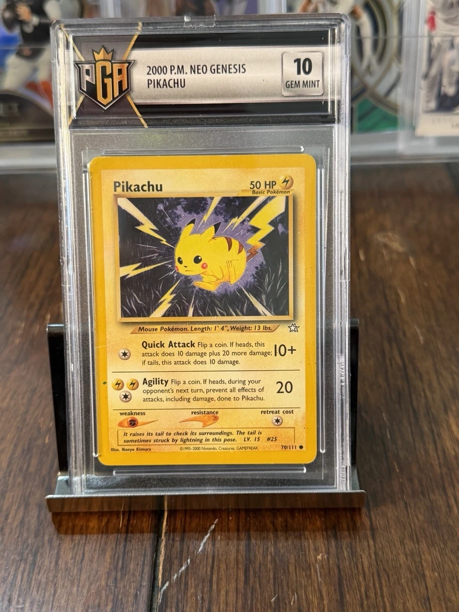 25+ Pikachu Pokémon TCG Neo Genesis Common Collectible Individual