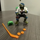 SLAP SHOT LEO TMNT 1991 Vintage Complete Action Figure Leonardo