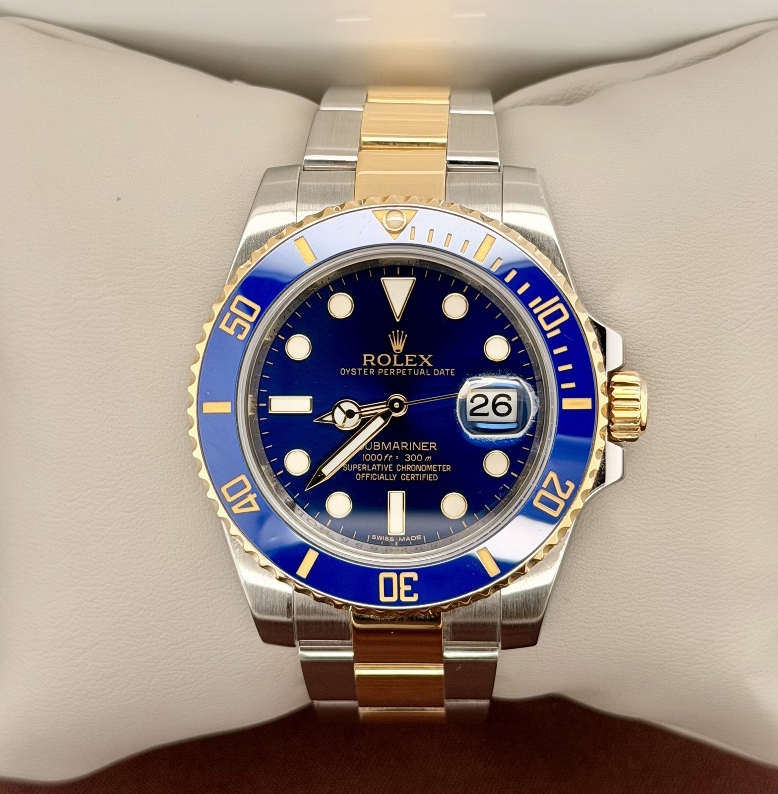 2017 Rolex Submariner Date 116613LB Bluesy Excellent Condition
