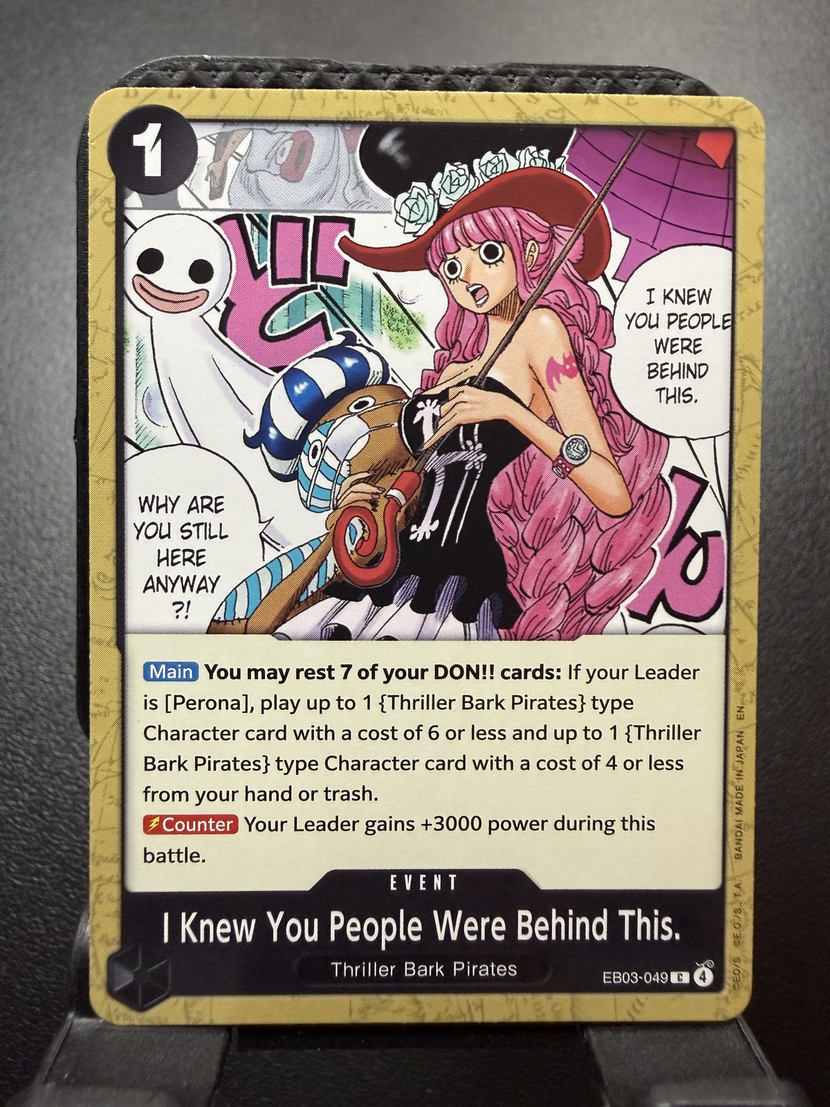 One Piece Heroines Edition #EB03-049 I Knew You People Were Behind This.