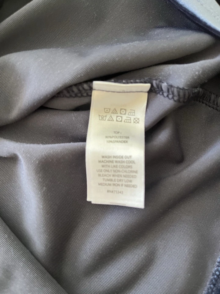 Jillian’s Closet Girls Size 4 Navy Velour Dressy Blouse - Excellent Condition - Image 4 of 4