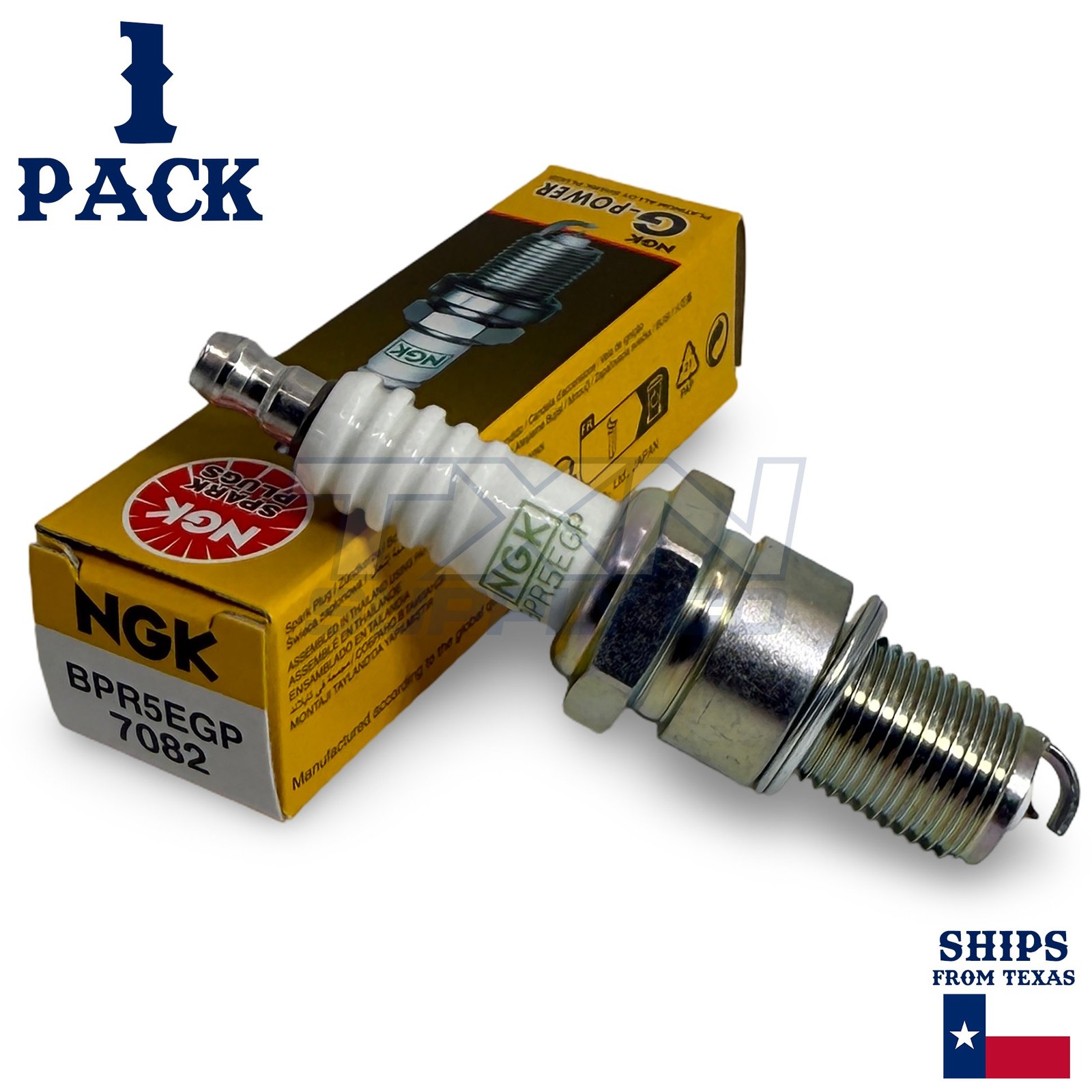 1 Pack NGK G-Power 7082 Spark Plugs BPR5EGP
