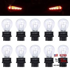 10 PCS 3157 Tail Light Bulb, Miniature 4157 Brake Light Bulb, Waterproof White