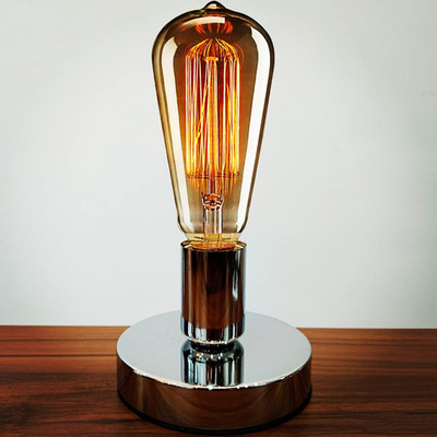 Edison Desk Lamp, Vintage Table Lamp Base, E26 E27 Industrial Retro Loft Ligh...