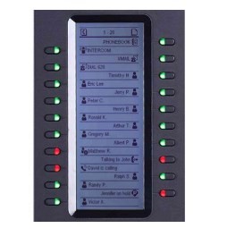 6947273701095 Grandstream Networks GXP2200EXT IP-Add-On-Modul Schwarz 20 Tasten 