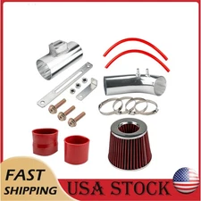 Cold Air Intake Kit Power Flow Pipe Hose System For 2004-2007 Honda Accord 2.4L