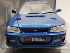 118 Jdm Subaru Impreza Wrx 22b Sti 1998 Sonic Blue Wgold Wheels Rh Drive New