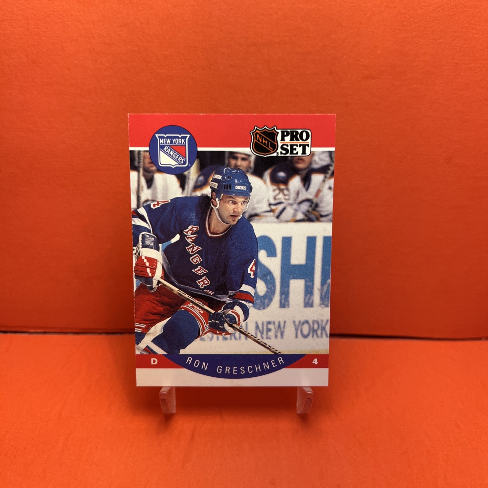 1990-91 Pro Set Ron Greschner #197 EX Card🦄