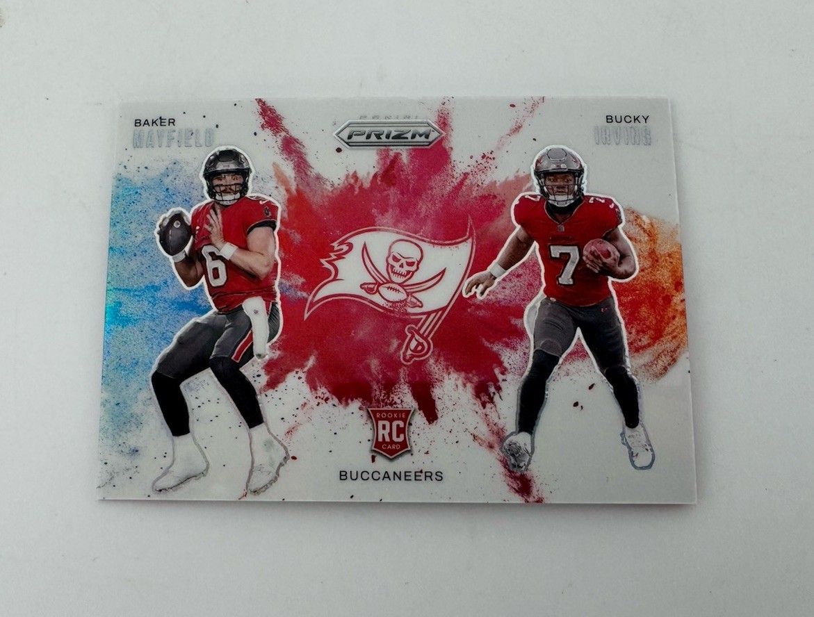 2024 Panini Prizm Dual Color Blast Baker Mayfield Bucky Irving #14 RC