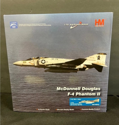 Hobby Master 1:72 McDonnell Douglas F-4B Phantom II Air Power Diecast w/ Stand