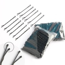 50 Pcs Balck 5cm Hair Clip Lady Hairpins Curly Wavy Grips Hairstyle Hairpins
