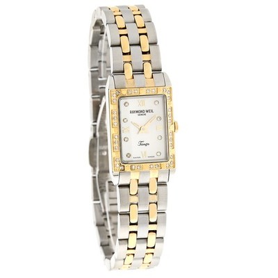 Raymond Weil Tango Women's Two Tone Diamond Swiss Quartz Watch 5971-SPS-00995