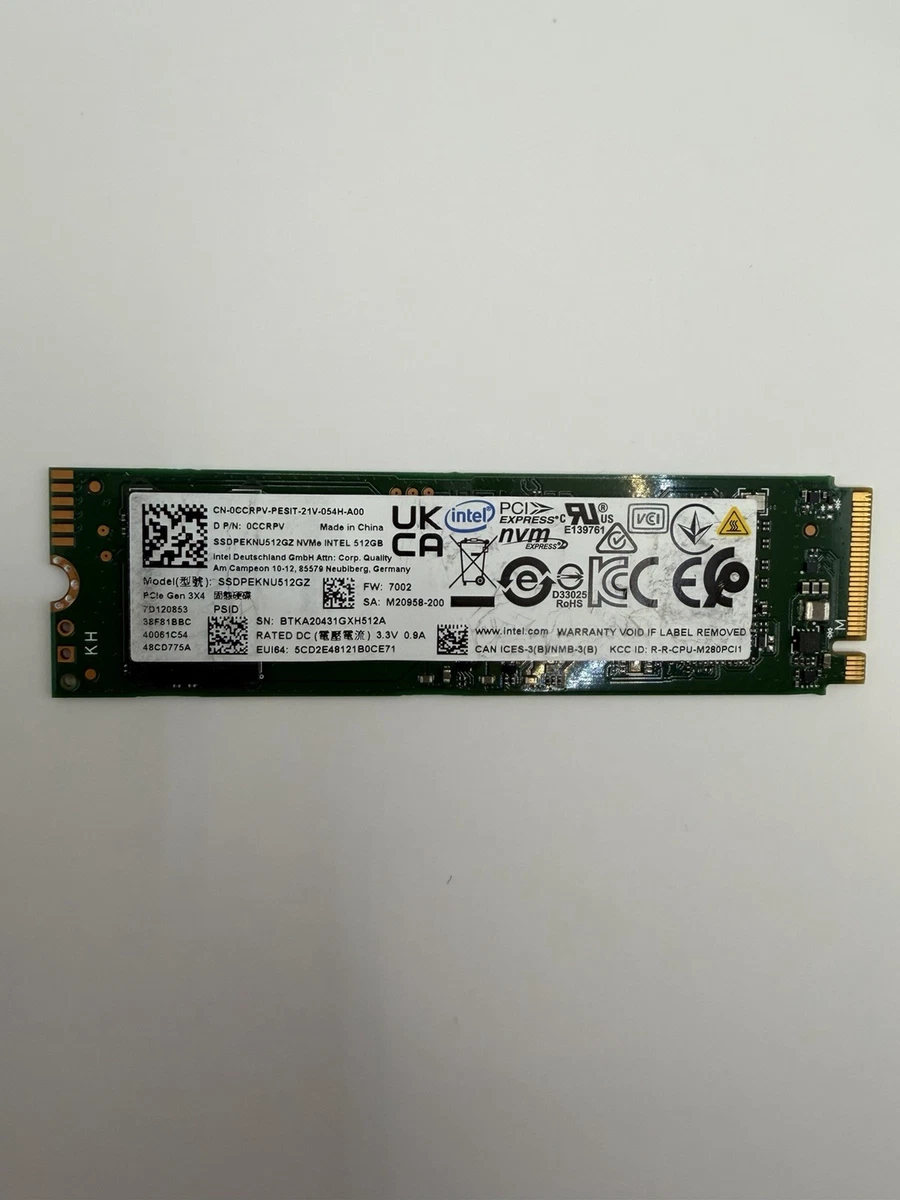 Intel M.2 Interface 512 GB Solid State Drives for sale | eBay
