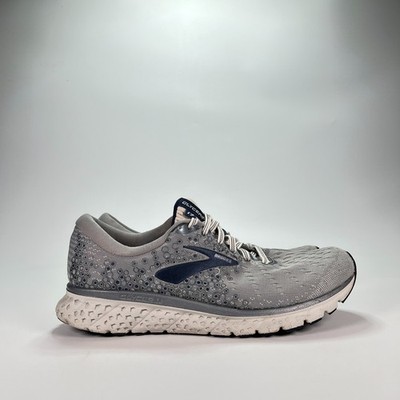 Brooks Glycerin 17 Gray Cushioned Neutral Running Shoes 1102961D015 Mens Sz 10.5