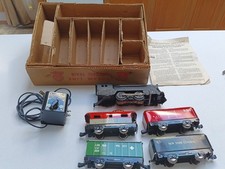 Louis Marx O-27 Electric Train Set Locomotive Cars Tracks Transformer