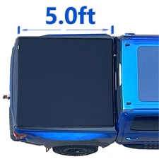 5' Soft Roll Up Tonneau Cover for 2001-2004 Toyota Tacoma Truck Bed | Fleetside