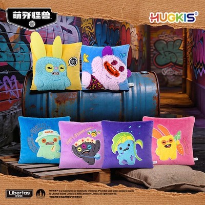Official Fuggler Ugly Cute Monster Square Pillow Cushion Funny Doll Decor Gift