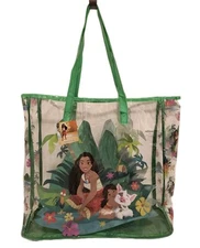 MOANA OCEAN SISTERS XL CLEAR Reusable Tote/Shopping/Gift Bag 🆕Free Shipping!