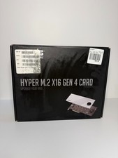 Asus Hyper M.2 x 16 Gen 4 Card PCIe 4.0/3.0 Supports 4 x NVMe M.2 Drive