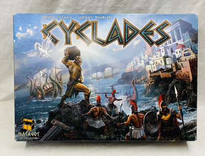 Cyclades Board Game +Titans +Hades +Monuments +Ancient Ruins Matagot 2011 VG/EX